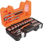 Hylsyavainsarja Bahco 1/2" sarja 24-osainen 