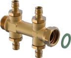 Jakotukki Uponor Aqua Plus Q&E E DR 3/4" UK/SN 2X2X16 C/C50 