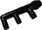 Jakotukki Uponor Q&E G3/4" UK 3x16 C/C 45+35 mm 