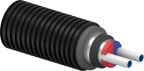 Lämpö- ja käyttövesiputkielementti Uponor Ecoflex VIP thermo twin mlcp 2x20x2,25/90 
