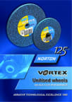 Puhdistuslaikka Norton Vortex Rapid Finish 150x13x12,7 keskikarkea 