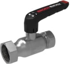 Palloventtiili ZN Broen 3/4"x1" SK / pyörivä mutteri, DN 20, matala 