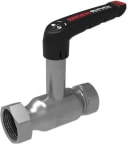 Palloventtiili ZN Broen 3/8"x1/2" SK / pyörivä mutteri, DN 10, korkea 