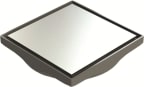 Neliökansi teräs Unidrain Design 150x150 mm 