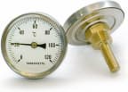 Lämpömittari vaakamalli 1/2"-63/40 mm 0-+120 °C takalähtö 