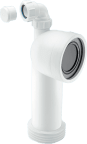 WC-liitosyhde Altech Q-lukko 90° 32 mm (1 1/4") lähdöllä 
