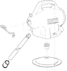 Kumituki Ridgid K-50 jalkaan 59965 