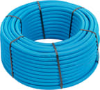 Käyttövesi- ja lämmitysputki suojaputkessa Henco Pex 15x2,5/28 sininen 50 m 