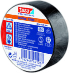 Sähköeristysteippi Tesa Professional VDE/IEC PVC 25 m x 25 mm musta 