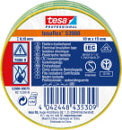 Sähköeristysteippi Tesa Professional VDE/IEC PVC 10 m x 15 mm ke-vi 