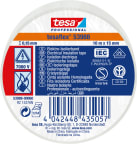 Sähköeristysteippi Tesa Professional VDE/IEC PVC 10 m x  15 mm valkoinen 