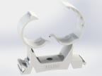 Putkipidin PP Faluplast Falu Pex Fix 25/28/34 mm suojaputkille, valkoinen 