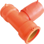Sähköhitsattava T-yhde RauHeat PexFlex PLUS fusapex T-osa 125x125x125 PN6 