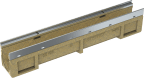 Linjakuivatuskouru Anrin Nordic KE-100 kouru 0,5% kaadolla numero 8, 1m 