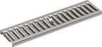 Linjakuivatuskourun ritilä Anrin Nordic KE-100 SF-300/KE-300 hiekanerotin, pohja-osa, sivuliitäntä, 160/200 K=645mm 