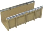 Linjakuivatuskouru Anrin Nordic KE-300 kouru numero 020R, 1m 