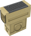 Hiekanerotuskaivo pystymalli Anrin Nordic Solid block hiekanerotin, 0,65m 