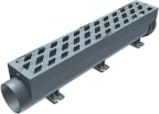 Linjakuivatuskouru Hydrotec HYDROBlock 150 RD, 1m 