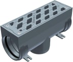 Linjakuivatuskouru Hydrotec HYDROBlock 150 RD pohjapoisto, 1m 