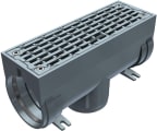Linjakuivatuskouru Hydrotec HYDROBlock 150 PD pohjapoisto, 1m 