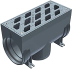 Linjakuivatuskouru Hydrotec HYDROBlock 200 RD pohjapoisto, 1m 