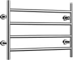Pyyhekuivain sähkö Rej Design Largo 440x645 kromi timer 50w, FI 