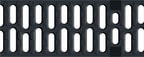 Linjakuivatuskourun ritilä Aco Drain Multiline V100 valurauta, D-LK, 0,5 m 