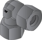 Leikkuurengasliitin kulma HST 8x8 L 