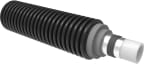 Lämpöjohtoputkielementti Uponor Ecoflex VIP single 90x8,2/175 150 m 