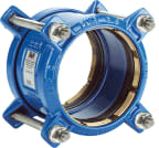 Jatkoliitin vetoakestävä AVK Supa Plus DN 300/D315 mm PN16 PE/PVC-putkille 