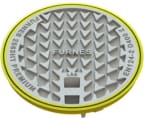 Umpikansi pyöreä Furnes Premium 400 D400 urallinen tiiviste, lukitus ja tiivis kankikolo, 6mm kohokuvio 