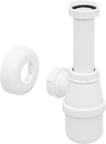 Pullovesilukko muovia Viega 1 1/4" SK ilman pohjaventtiiliä valkoinen 