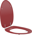 WC-istuinkansi Laufen Care kova, punainen 