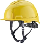 Kypärä Milwaukee Bolt 100 tuuletusaukoilla, keltainen 