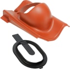 Kattoläpivienti Vilpe P-sarja Vittinge click E13 tiilenpunainen 