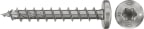 Yleisruuvi kupukanta RST Fischer PowerFast II 5,0x40 A2 PTF TX20 täyskierre 100 kpl/ltk 