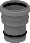 Irtomuhvi pystyputkeen PP Uponor HTP 75 harmaa 