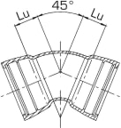Muhvikulma Saint-Gobain PAM MMK DN 300x45 epoksoitu 