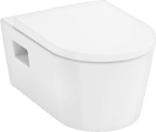Seinä-WC Hansgrohe EluPura Original S 540 mm valkoinen, sisältää istuinkannen 