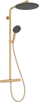 Suihkujärjestelmä Hansgrohe Raindance Alive S Puro Showerpipe shp 300 1jet Ecostat Element harjattu pronssi 