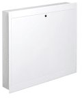 Jakotukkikaappi vuotovesitiivis Purmo UFH 6-10 piirille, 850x710x95 mm pinta/uppo kaappi 