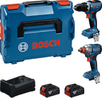 Akkukonepaketti Bosch 18V GSR GDX 2x5,0 Ah L-Boxx 