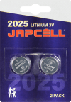 Paristo Japcell CR2025 lithium, 2 kpl 