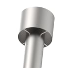 Tuuletusputken hattu HST Blücher ø110, pituus 2000 mm, AISI316L 