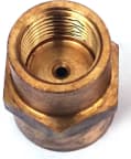 Sprinkler kuristin DN 15 (1/2 SK x 1/2 UK) 3 mm reikä 