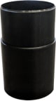 Alipainetuuletin Vilpe jatko-110 L=120 mm, musta 
