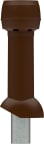 Poistoilmaputki Meltex 125, ruskea 