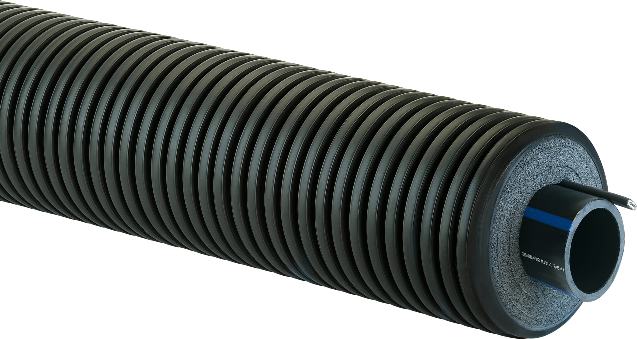 Kylmävesiputki RauHeat PexFlex Blue eristetty 90/175 kaapelilla 1842016 ...
