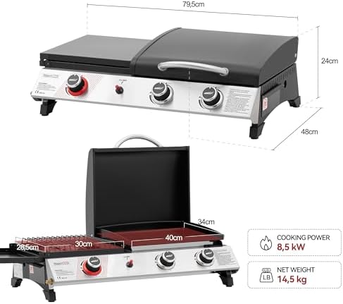 Vue 3 de Royal Gourmet Bruleurs Barbecue