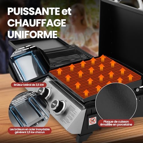 Vue 6 de Royal Gourmet Bruleurs Barbecue